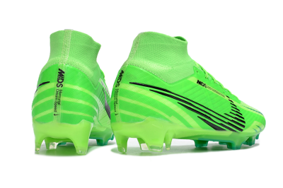 Nike Air Zoom Mercurial Superfly 9 Elite FG Firm Ground Soccer Cleats - Green/Black