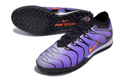 Nike Air Zoom Mercurial Vapor 15 Elite TF Artificial Turf Soccer Shoes - Purple/Black/Orange