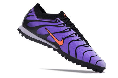 Nike Air Zoom Mercurial Vapor 15 Elite TF Artificial Turf Soccer Shoes - Purple/Black/Orange