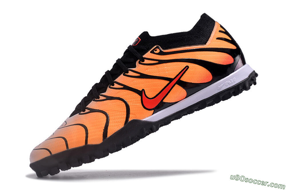 Nike Air Zoom Mercurial Vapor 15 Elite TF Artificial Turf Soccer Shoes - Orange/Black/Red 5
