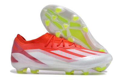 Adidas X Crazyfast.1 FG Firm Ground Soccer Cleats - Red/White/Yellow