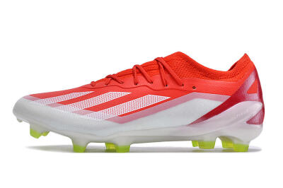 Adidas X Crazyfast.1 FG Firm Ground Soccer Cleats - Red/White/Yellow