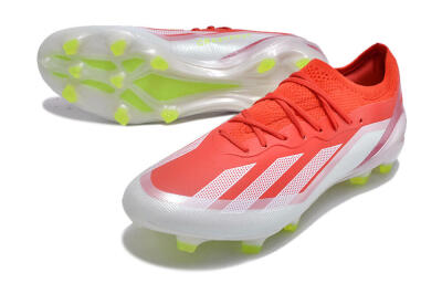 Adidas X Crazyfast.1 FG Firm Ground Soccer Cleats - Red/White/Yellow