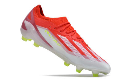 Adidas X Crazyfast.1 FG Firm Ground Soccer Cleats - Red/White/Yellow