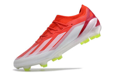 Adidas X Crazyfast.1 FG Firm Ground Soccer Cleats - Red/White/Yellow