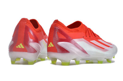 Adidas X Crazyfast.1 FG Firm Ground Soccer Cleats - Red/White/Yellow