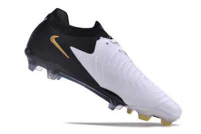 Nike Phantom Luna Elite Low FG Firm Ground Soccer Cleats - White/Black/Gold