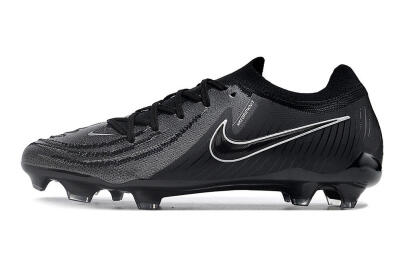 Nike Phantom Luna Elite Low FG Firm Ground Soccer Cleats - Grey/Black/White