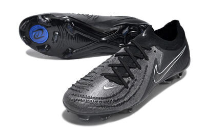 Nike Phantom Luna Elite Low FG Firm Ground Soccer Cleats - Grey/Black/White