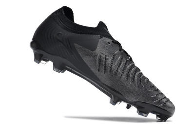 Nike Phantom Luna Elite Low FG Firm Ground Soccer Cleats - Grey/Black/White