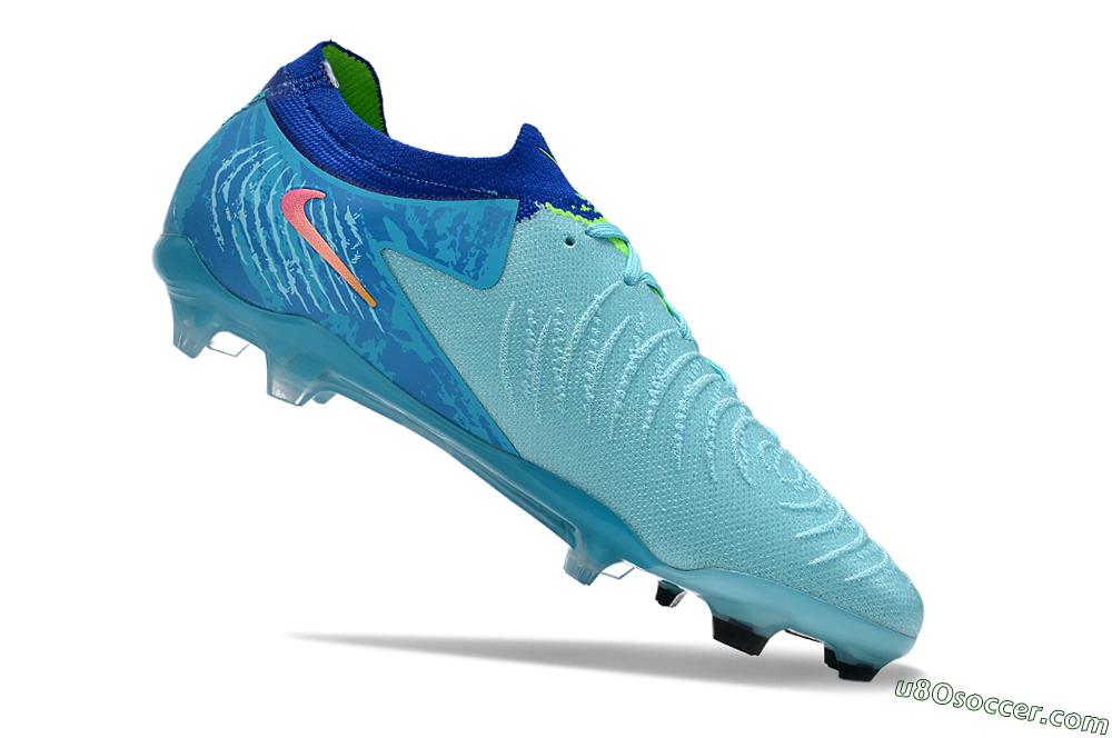 Nike Phantom Luna Elite FG Firm Ground Soccer Cleats - Green/Pink/Orange 4