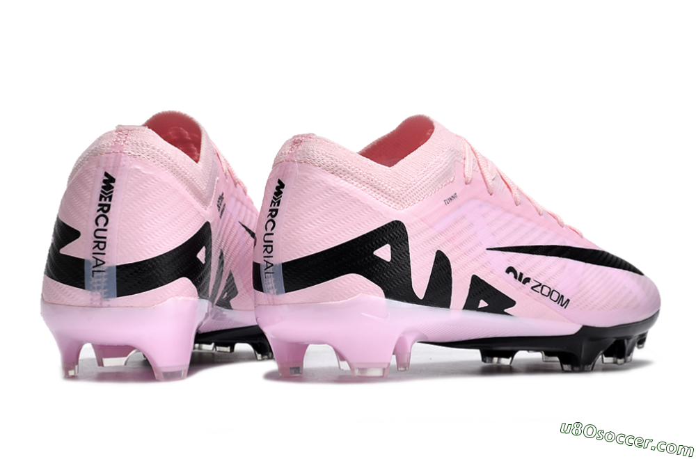 Nike Air Zoom Mercurial Vapor 15 Elite FG Firm Ground Soccer Cleats - Pink/Black 6