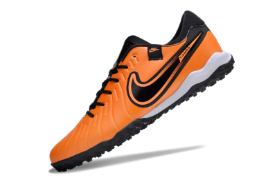 Nike Tiempo Legend 10 Pro TF Artificial Turf Soccer Shoes - Orange/Black/White