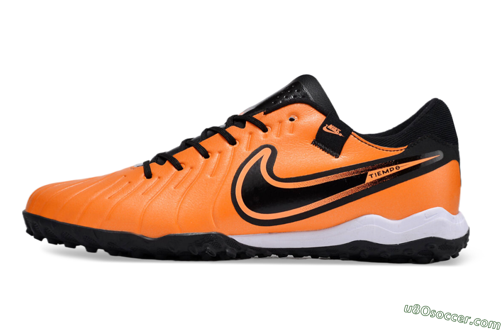 Nike Tiempo Legend 10 Pro TF Artificial Turf Soccer Shoes - Orange/Black/White 2