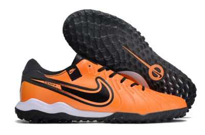 Nike Tiempo Legend 10 Pro TF Artificial Turf Soccer Shoes - Orange/Black/White