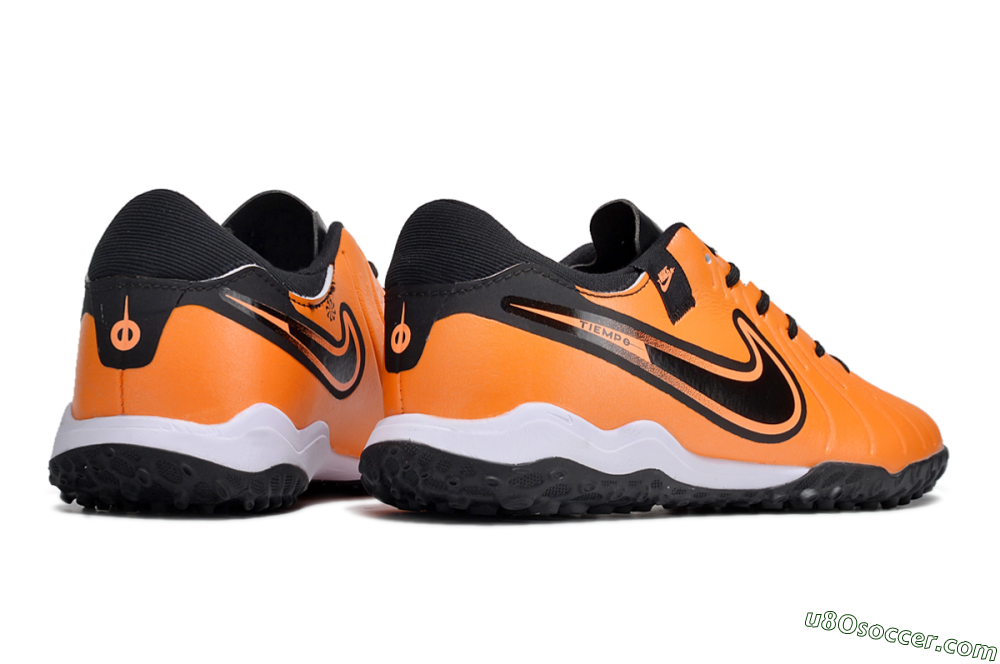 Nike Tiempo Legend 10 Pro TF Artificial Turf Soccer Shoes - Orange/Black/White 6