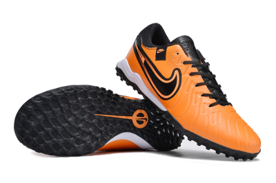 Nike Tiempo Legend 10 Pro TF Artificial Turf Soccer Shoes - Orange/Black/White