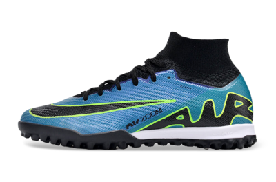 Nike Air Zoom Mercurial Superfly 9 Elite TF Artificial Turf Soccer Shoes - Blue/Yellow/Black
