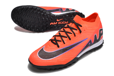 Nike Air Zoom Mercurial Vapor 15 Elite TF Artificial Turf Soccer Shoes - Red/Purple/Black