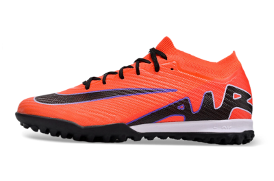 Nike Air Zoom Mercurial Vapor 15 Elite TF Artificial Turf Soccer Shoes - Red/Purple/Black