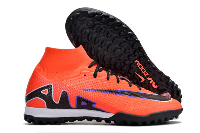 Nike Air Zoom Mercurial Superfly 9 Elite TF Artificial Turf Soccer Shoes - Red/Purple/Black