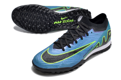 Nike Air Zoom Mercurial Vapor 15 Elite TF Artificial Turf Soccer Shoes - Blue/Yellow/Black