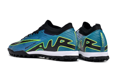 Nike Air Zoom Mercurial Vapor 15 Elite TF Artificial Turf Soccer Shoes - Blue/Yellow/Black