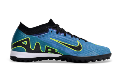 Nike Air Zoom Mercurial Vapor 15 Elite TF Artificial Turf Soccer Shoes - Blue/Yellow/Black