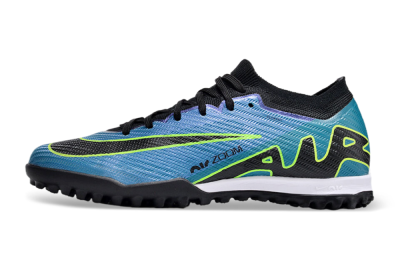 Nike Air Zoom Mercurial Vapor 15 Elite TF Artificial Turf Soccer Shoes - Blue/Yellow/Black