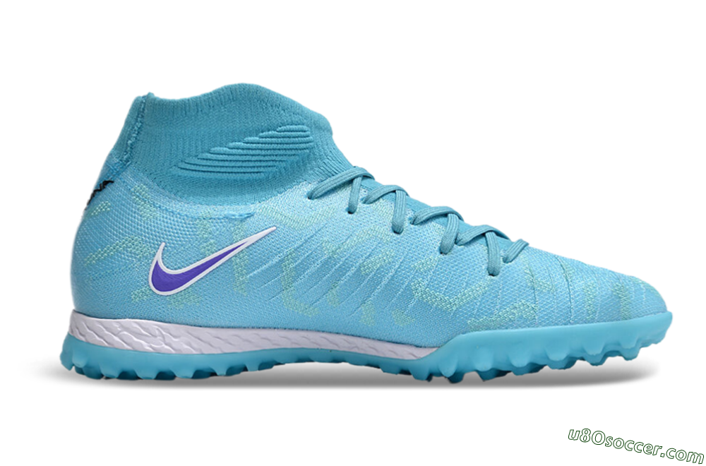 Nike Phantom Luna 2 Elite TF Artificial Turf Soccer Shoes - Jade/Purple/Black/White 4