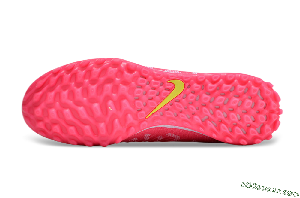 Nike Phantom Luna 2 Elite TF Artificial Turf Soccer Shoes - Pink/Silver/White 7