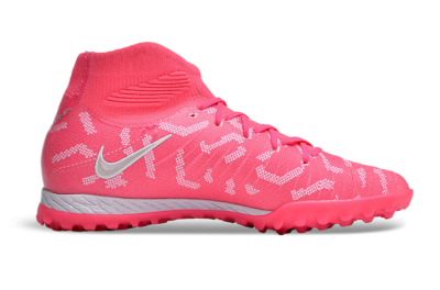 Nike Phantom Luna 2 Elite TF Artificial Turf Soccer Shoes - Pink/Silver/White