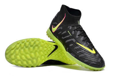 Nike Phantom Luna 2 Elite TF Artificial Turf Soccer Shoes - Black/Yellow/Pink