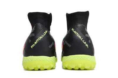 Nike Phantom Luna 2 Elite TF Artificial Turf Soccer Shoes - Black/Yellow/Pink