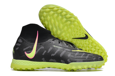 Nike Phantom Luna 2 Elite TF Artificial Turf Soccer Shoes - Black/Yellow/Pink