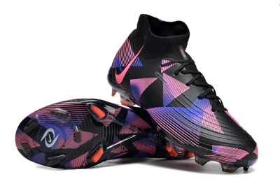 Nike Phantom Luna Elite FG Firm Ground Soccer Cleats - Black/Pink/Blue/Orange