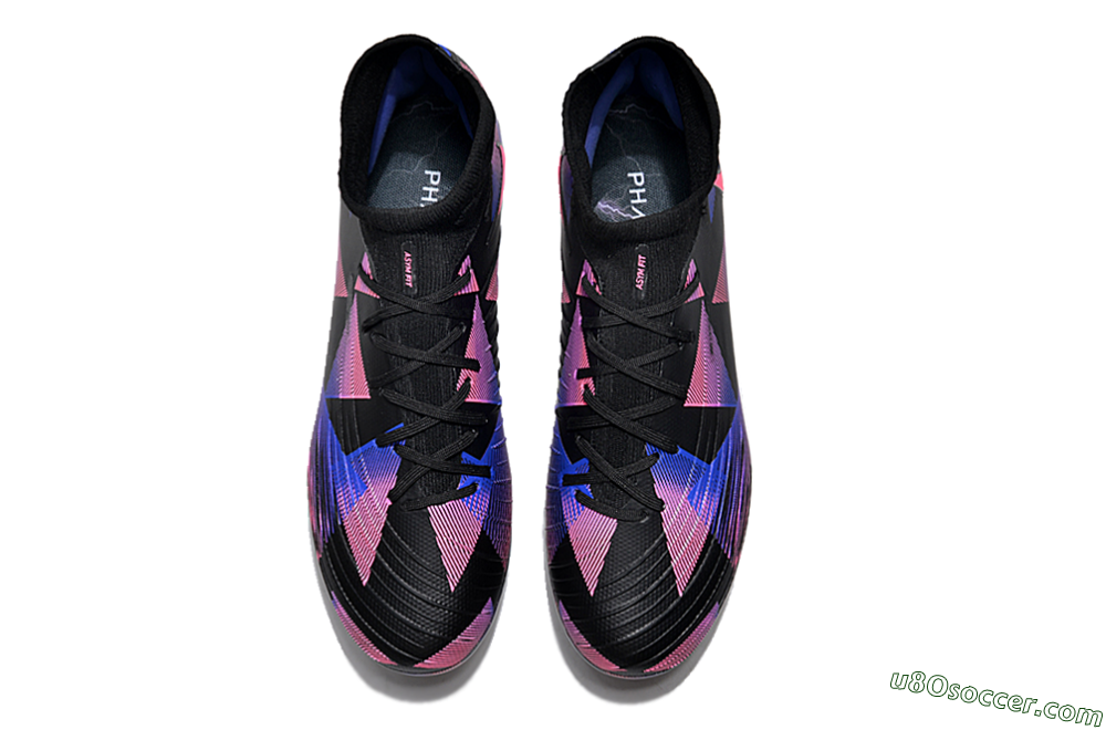 Nike Phantom Luna Elite FG Firm Ground Soccer Cleats - Black/Pink/Blue/Orange 5