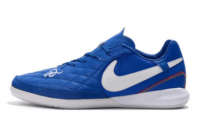Nike TiempoX Finale IC Indoor & Futsal Soccer Shoes - Blue/White
