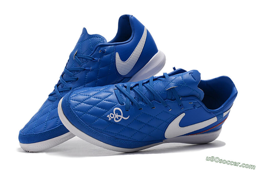 Nike TiempoX Finale IC Indoor & Futsal Soccer Shoes - Blue/White 6