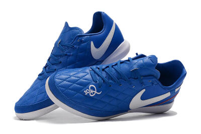 Nike TiempoX Finale IC Indoor & Futsal Soccer Shoes - Blue/White