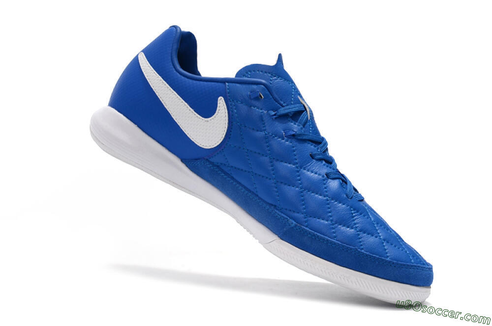 Nike TiempoX Finale IC Indoor & Futsal Soccer Shoes - Blue/White 7
