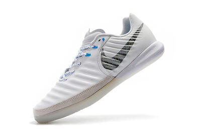 Nike TiempoX Finale IC Indoor & Futsal Soccer Shoes - White/Grey/Black