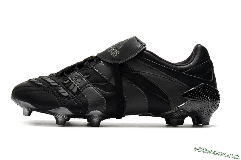 Adidas Predator Accelerator Electricity FG Firm Ground Soccer Cleats - Black/Grey/Gold 2