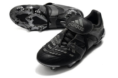 Adidas Predator Accelerator Electricity FG Firm Ground Soccer Cleats - Black/Grey/Gold