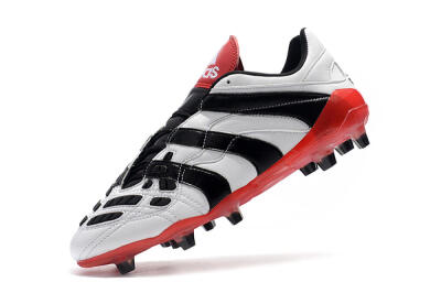 Adidas Predator Accelerator Electricity FG Firm Ground Soccer Cleats - White/Black/Red