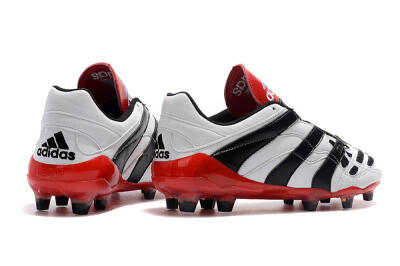 Adidas Predator Accelerator Electricity FG Firm Ground Soccer Cleats - White/Black/Red
