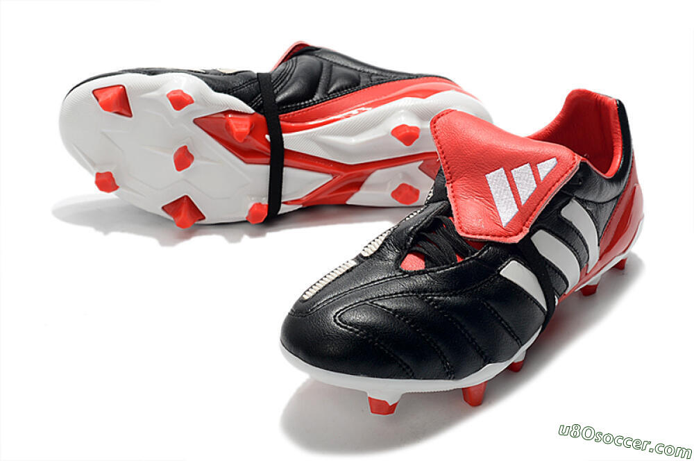 Adidas Predator Mania FG Firm Ground Soccer Cleats - Black/White/Red 3