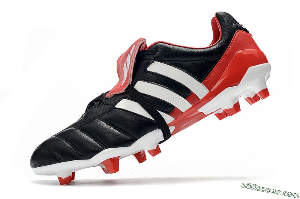 Adidas Predator Mania FG Firm Ground Soccer Cleats - Black/White/Red 5