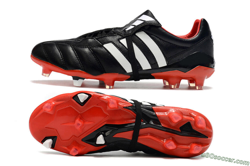 Adidas Predator Mania FG Firm Ground Soccer Cleats - Black/White/Red 0