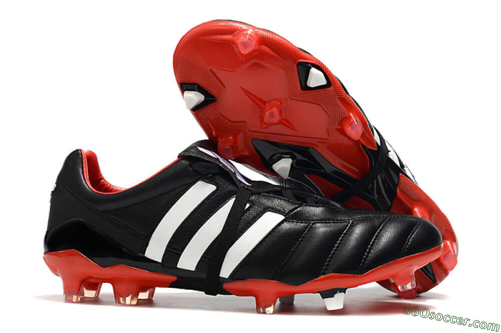 Adidas Predator Mania FG Firm Ground Soccer Cleats - Black/White/Red 1